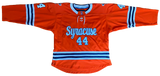 Syracuse Hockey Orange Jersey Full Stitched Number 44