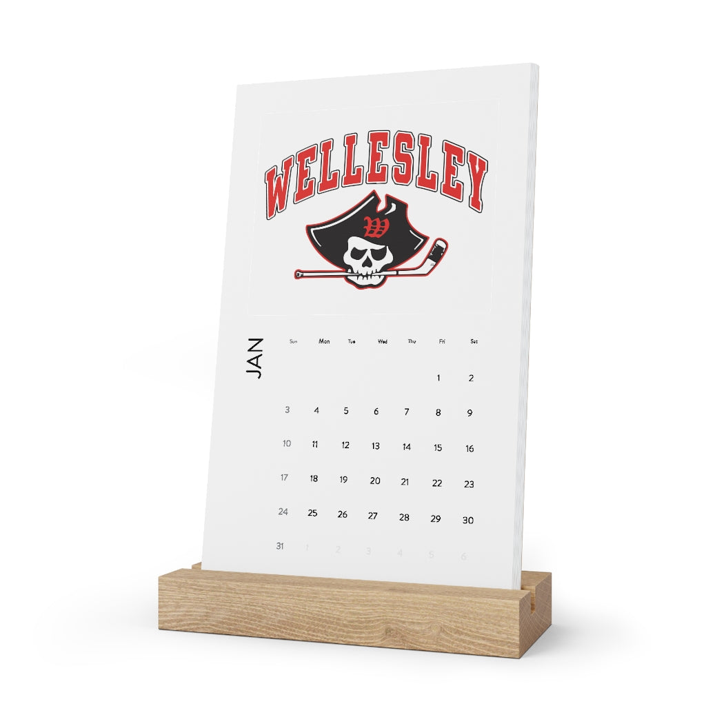 Wellesley Vertical Desk Calendar HockeyGear Pro Shop