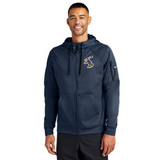 Pelham Memorial High School Nike Therma-FIT Pocket Full-Zip Fleece Hoodie