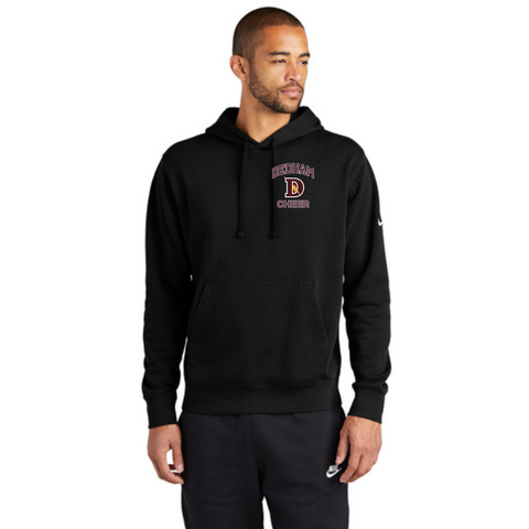 Dedham Football Nike Club Fleece Sleeve Swoosh Pullover Hoodie