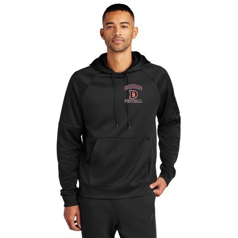 Dedham Football Nike Therma-FIT Pocket Pullover Fleece Hoodie