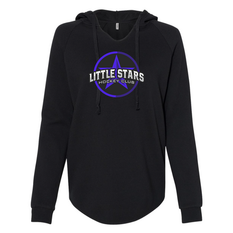 Little Stars Women’s Lightweight California Wave Wash Hooded Sweatshirt