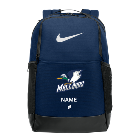 Norfolk Mallards Nike Brasilia Medium Backpack