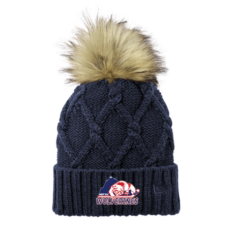 West Elk New Era ® Faux Fur Pom Beanie