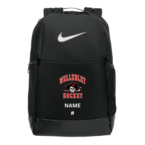 Wellesley High School Hockey Nike Brasilia Medium Backpack