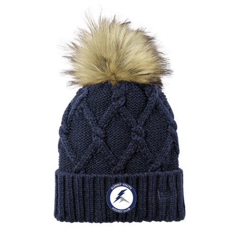 Summit Youth Hockey New Era ® Faux Fur Pom Beanie