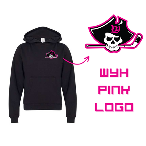 WYH Pink Logo Edition - Youth Midweight Hooded Sweatshirt