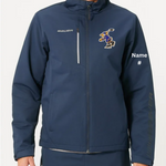 CUSTOM (Name & Number) Pelham Memorial High School Bauer Supreme Mid Weight Warm Up Jacket - Sr