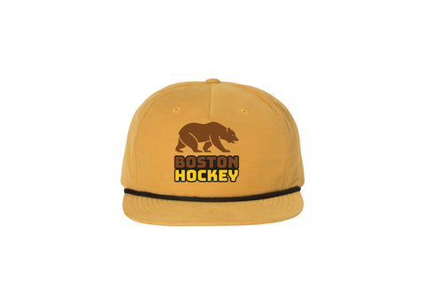 Boston Hockey Bear Gold Hat