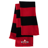 Krivo Hockey Striped Knit Scarf