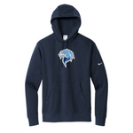 Icehawks Nike Club Fleece Sleeve Swoosh Pullover Hoodie