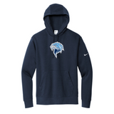 Icehawks Nike Club Fleece Sleeve Swoosh Pullover Hoodie