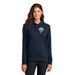 Icehawks Nike Ladies Club Fleece Sleeve Swoosh Pullover Hoodie