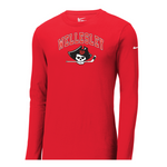 Wellesley Nike Dri Fit Long Sleeve Shirt