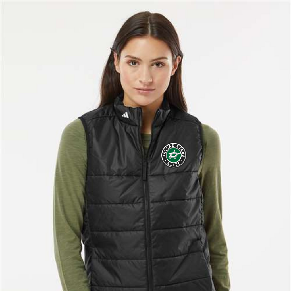 Adidas puffer top vest womens