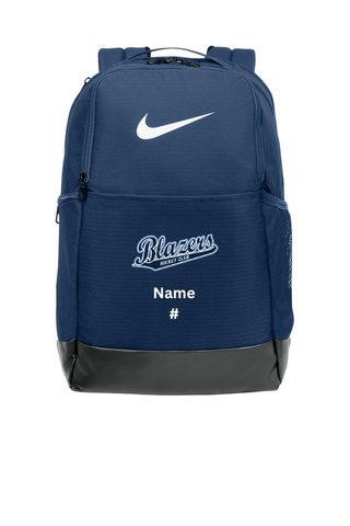 Boch Blazers Nike Brasilia Medium Backpack W/ Name + Number