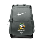 Ducks Hockey Nike Brasilia Medium Backpack Custom Name & Number