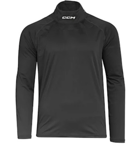 CCM Neck Guard Long Sleeve Base Layer Top - Youth