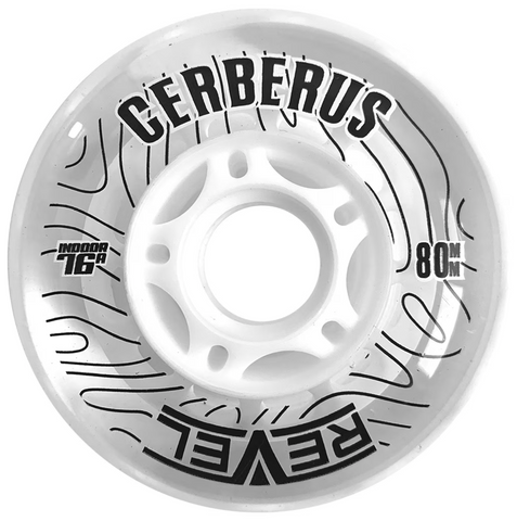Alkali Cerberus Clear Indoor Inline Hockey Wheels (76A