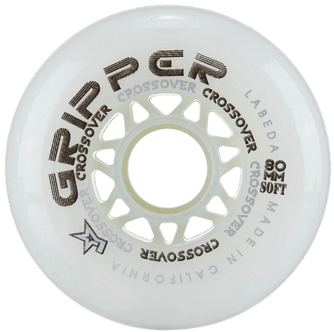 Labeda Gripper White Indoor Inline Hockey Wheels (76A)