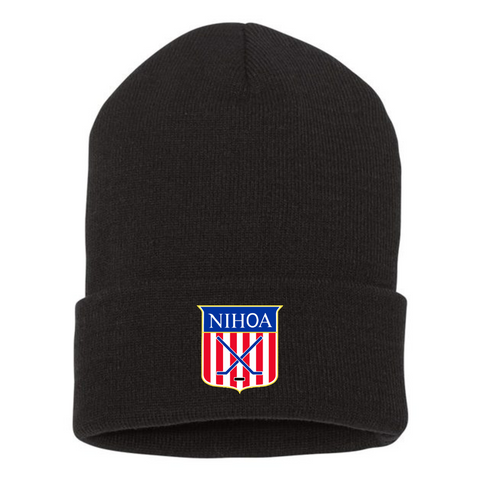 National Ice Hockey Officials Association Sportsman - 12" Solid Cuffed Beanie