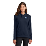 Icehawks Nike Ladies Club Fleece Sleeve Swoosh Pullover Hoodie