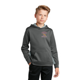 Dedham Football Youth Sport-Wick® CamoHex Fleece Colorblock Hooded Pullover
