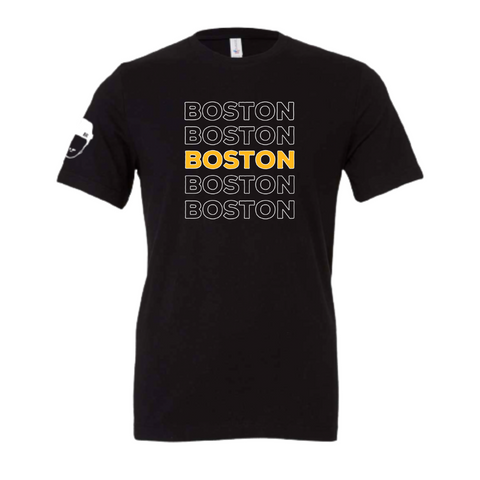 Spittin' Chiclets Stacked Boston Tribute Shirt