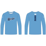 Boch Blazers Carolina Blue Sublimated Long Sleeve Shirt