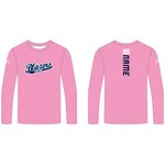 Boch Blazers Pink Sublimated Long Sleeve Shirt