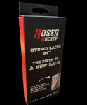 Hoser Hockey White Hybrid Laces