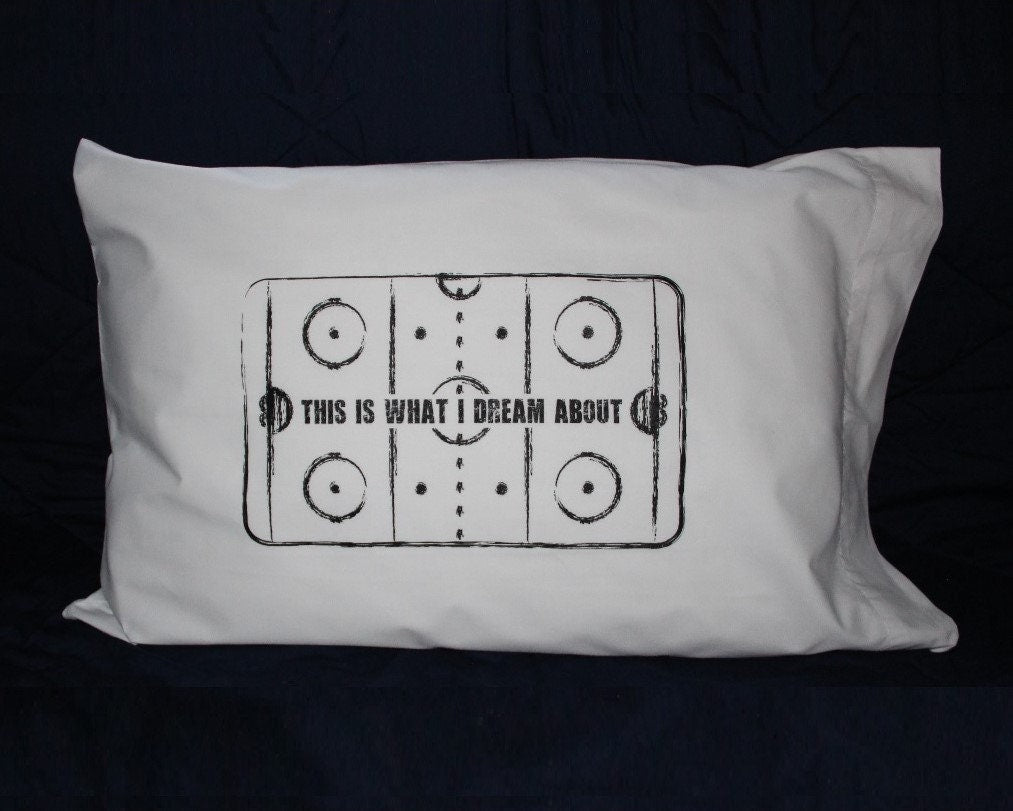 Painted Pastimes Hockey Pillow Case - Rink