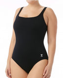 Women's Solid Aqua Controlift Swimsuit