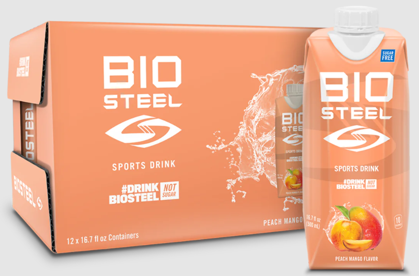 BioSteel Sugar-Free Sports Drink Peach Mango, 500ml