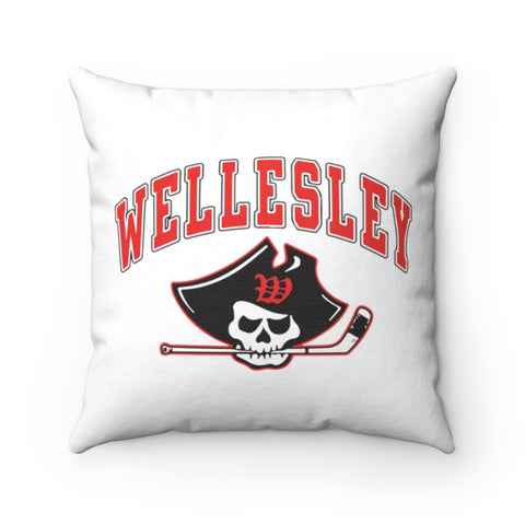Wellesley Spun Polyester Square Pillow