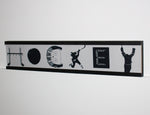 Hockey Montage Painted Pastime